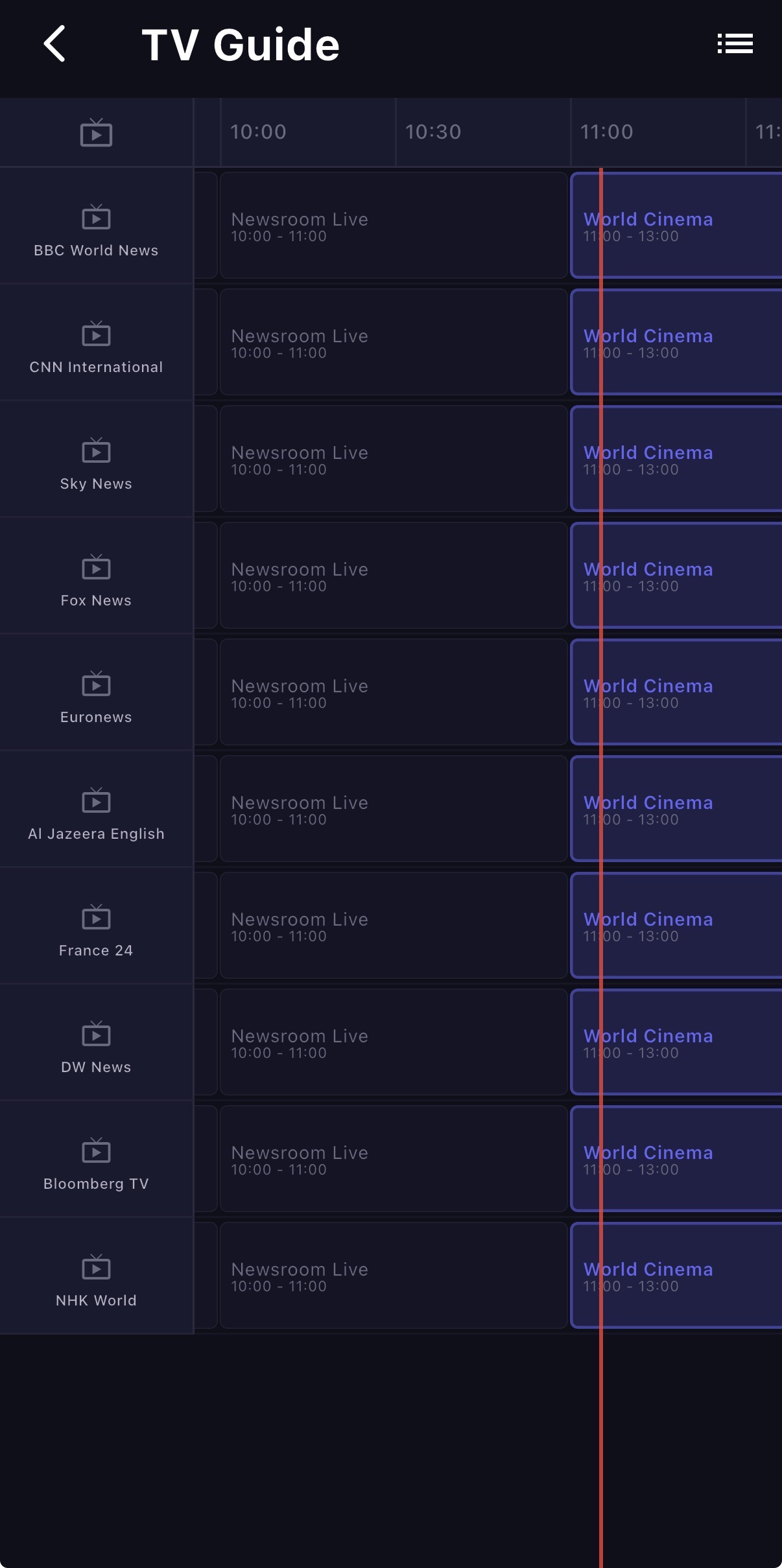 EPG TV Guide